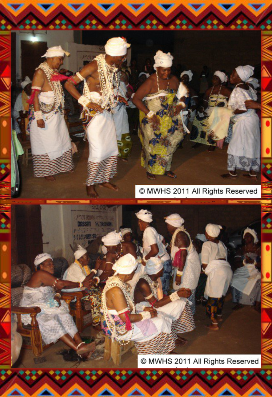 amengansies in ceremony.