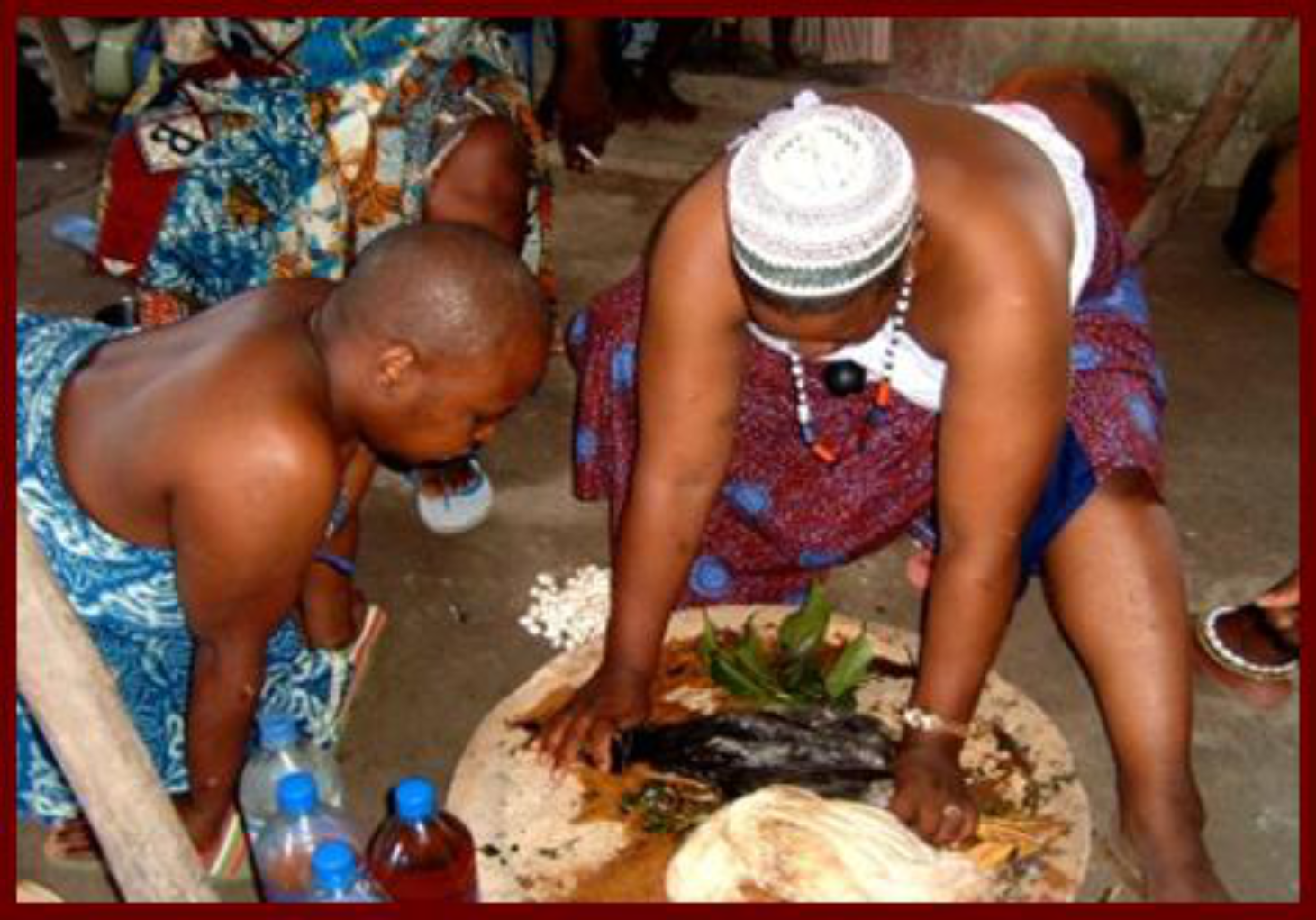 amengansies in ceremony.