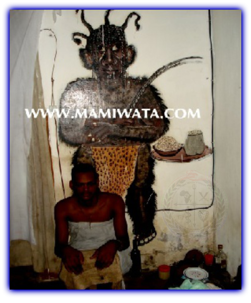 initiate in front of door of truth.