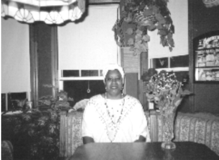 Mama Zogbe, circa 2000. 