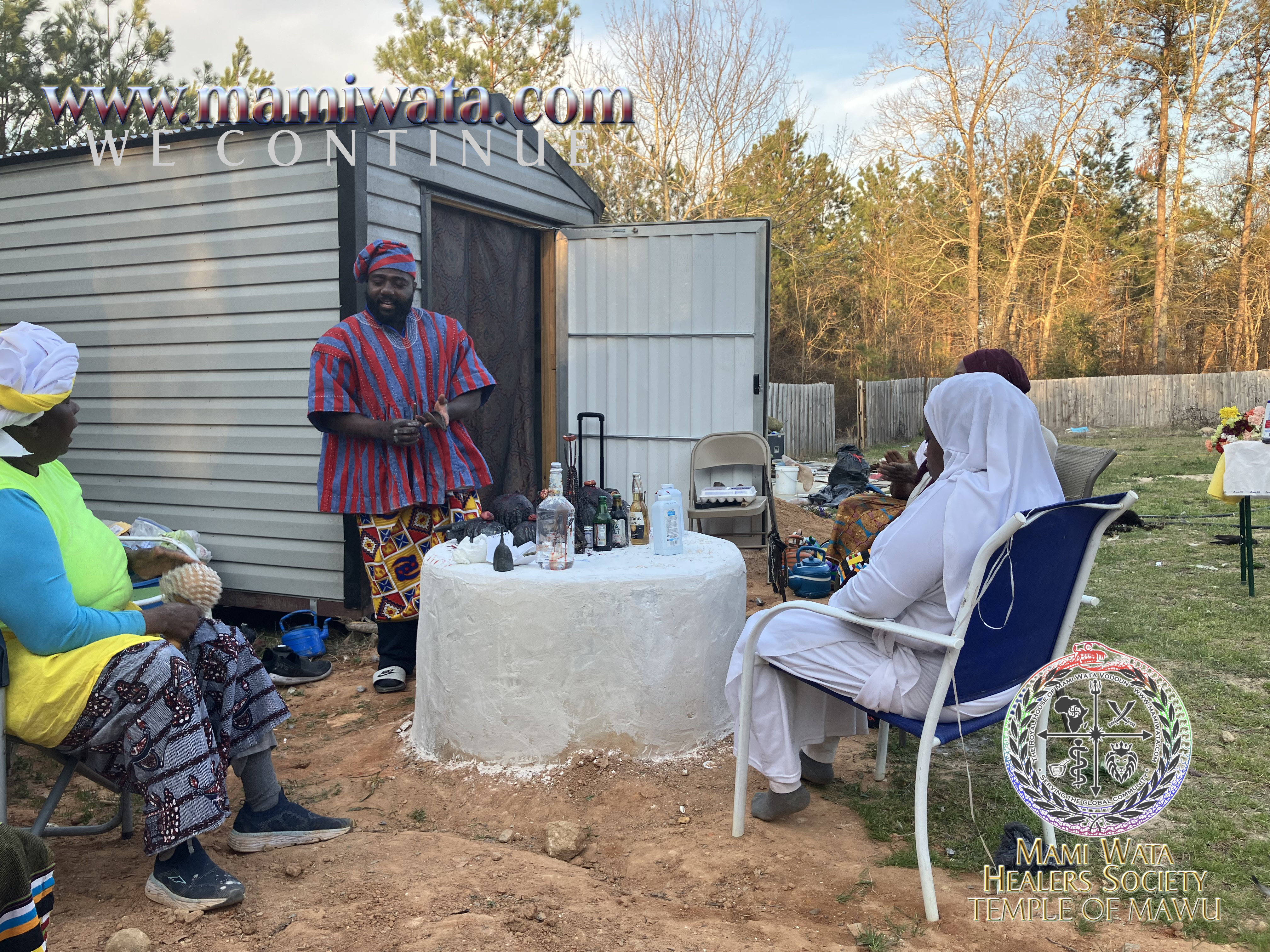 Pictures of Nana Priests, Devotees, Chiefs and Elders.