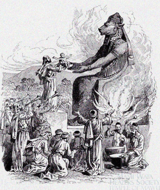 European Rendering of African Deity Moloch.